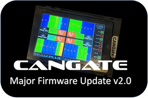 CANGATE Firmware Version 2.0 Available